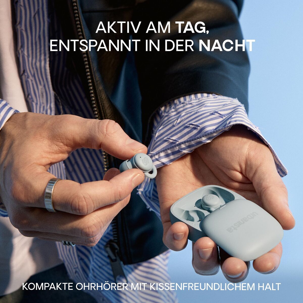 Wireless Earphones with Charging Case Urbanista Porto Blue