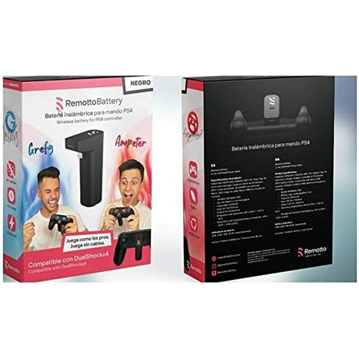 Rechargeable battery Videogame console joystick