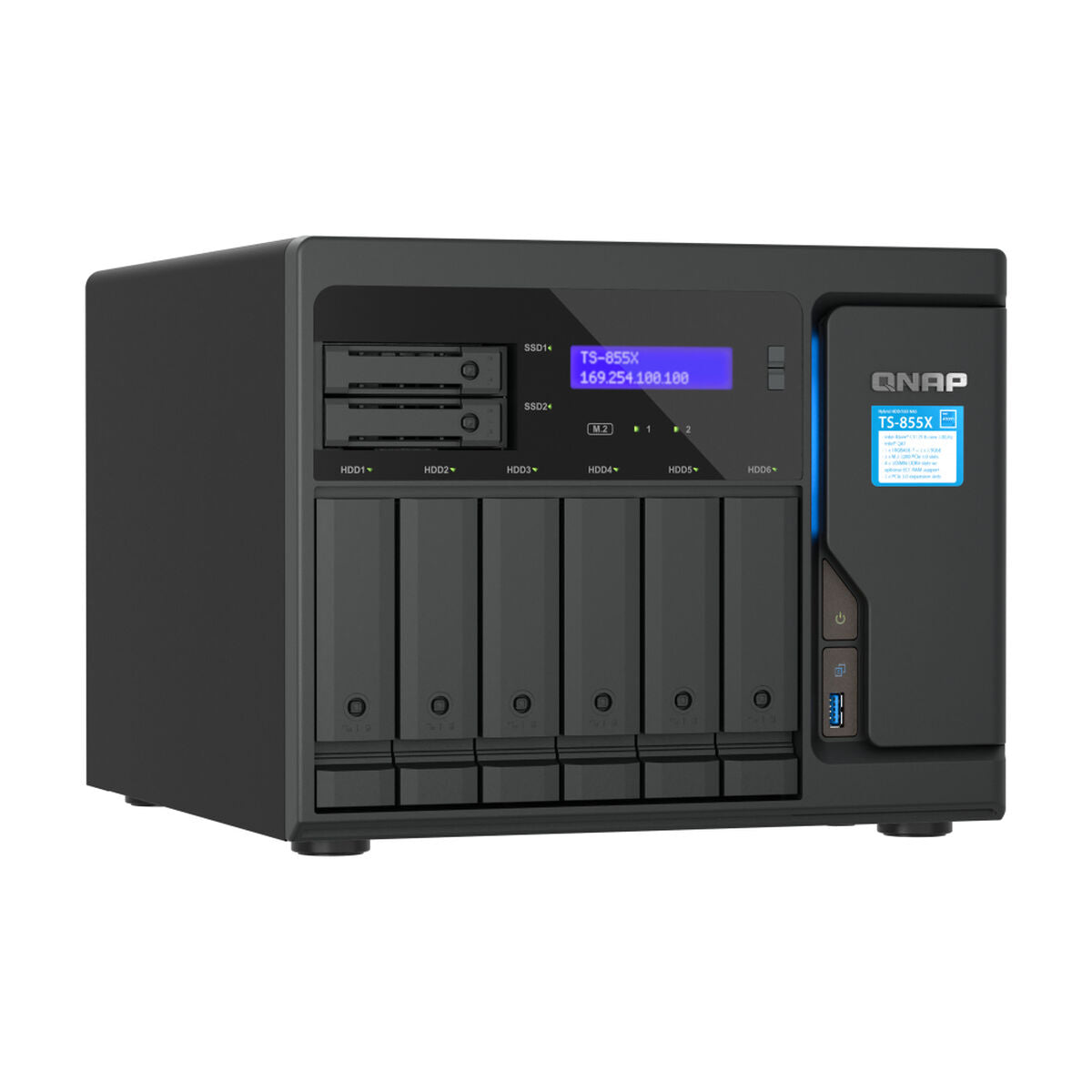 Network Storage Qnap TS-855X-8G Black