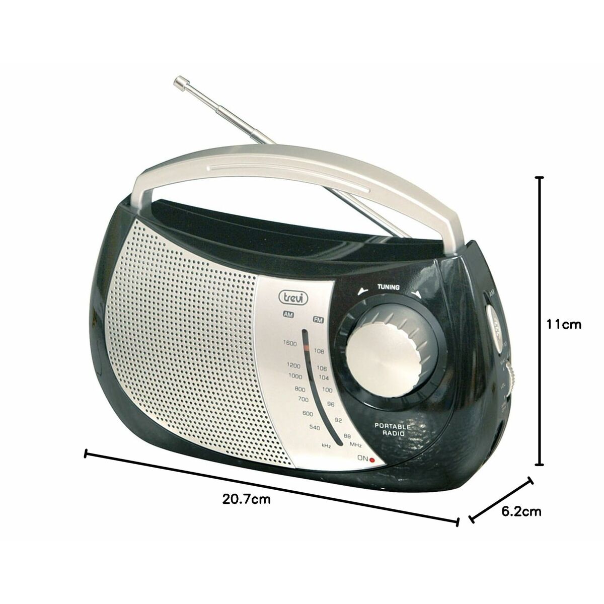 Radio Trevi 0076400 Black