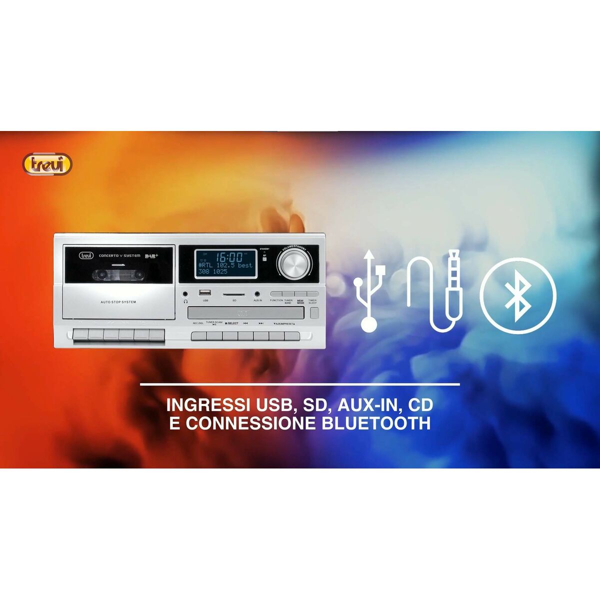 Record Player Trevi 0T107230 Wood