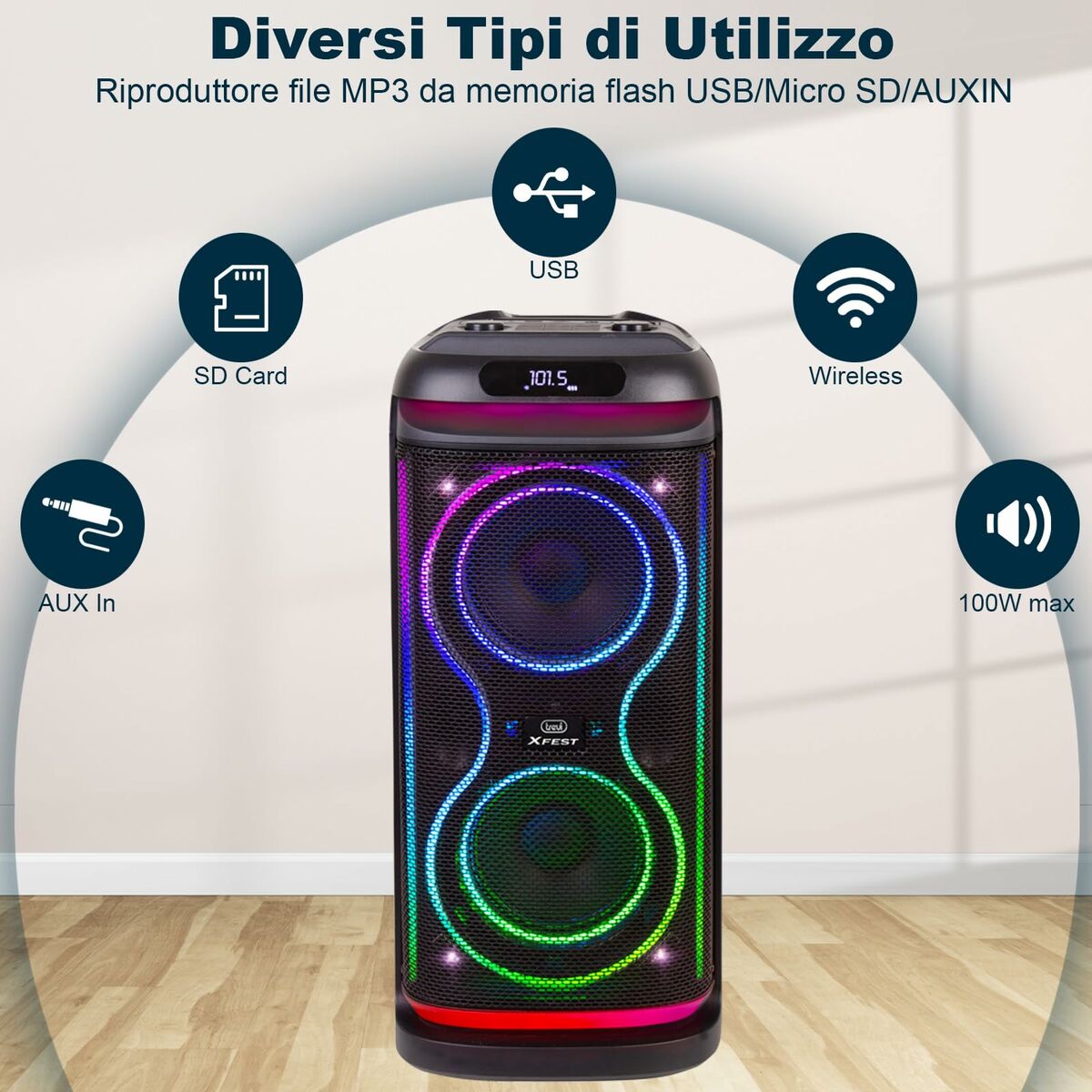 Portable Speaker Trevi Trevi XF 650 KB