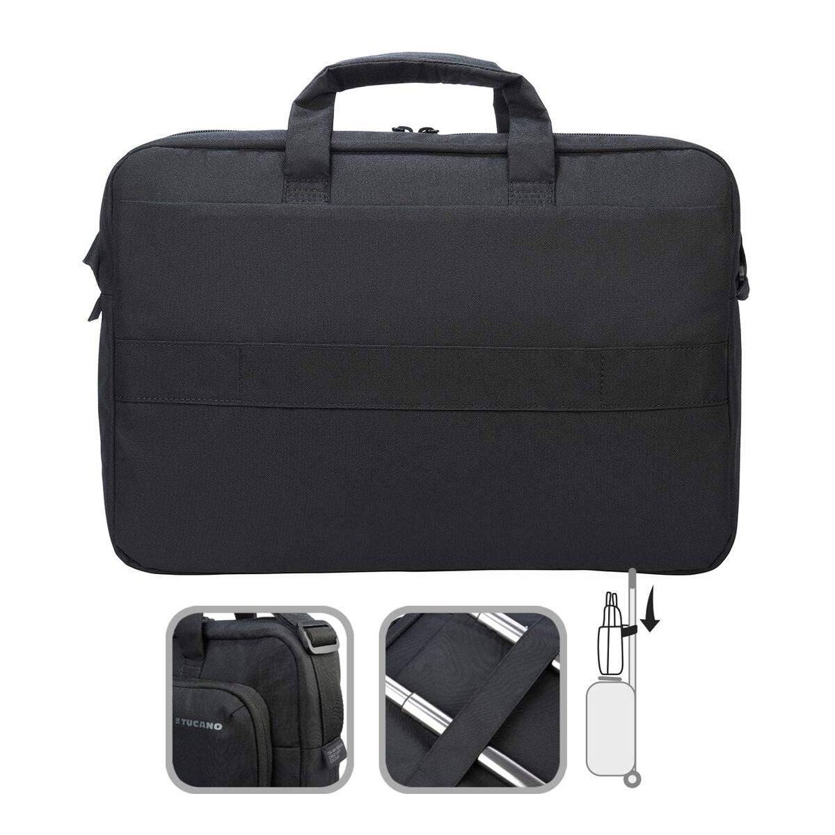 Laptop Case Tucano BSTN-BK Black 15,6''