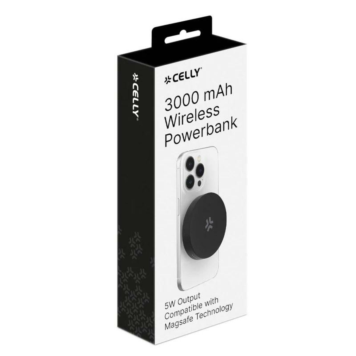 Powerbank Celly MAGPB3000BK Black