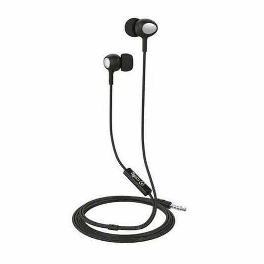Headphones with Microphone Celly UP500BK Black