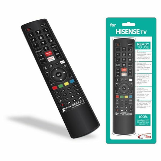 Universal Remote Control Hisense 1720 Black
