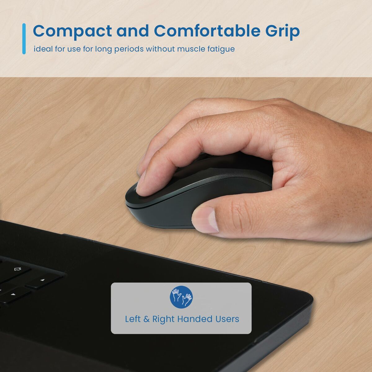 Mouse Ewent EW3218 Black 1600 dpi