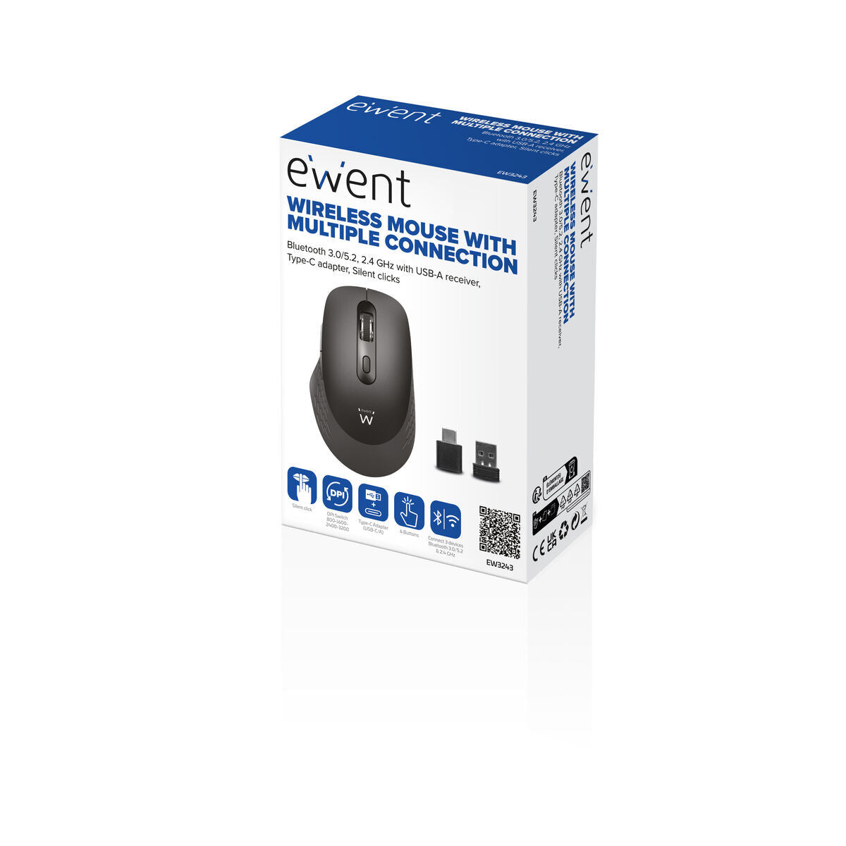 Wireless Mouse Ewent EW3243 3200 DPI