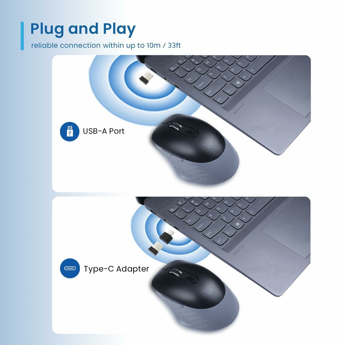 Wireless Mouse Ewent EW3243 3200 DPI