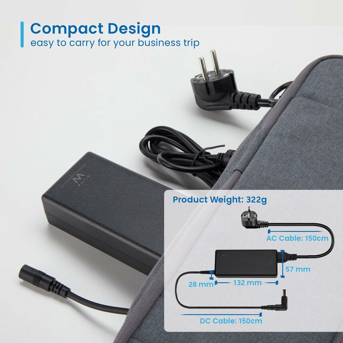 Laptop Charger Ewent ew3969 90 W