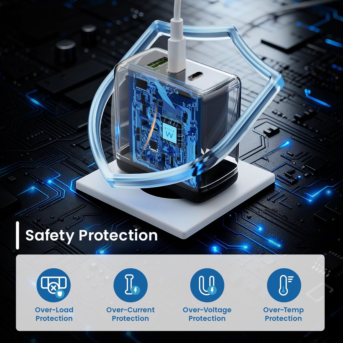 Wall Charger Ewent EW1331 Black 65 W