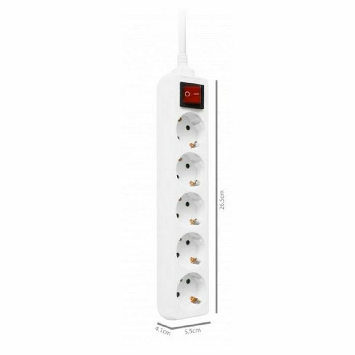 Power Socket - 5 sockets with Switch Ewent EW3916 (1,5 m)