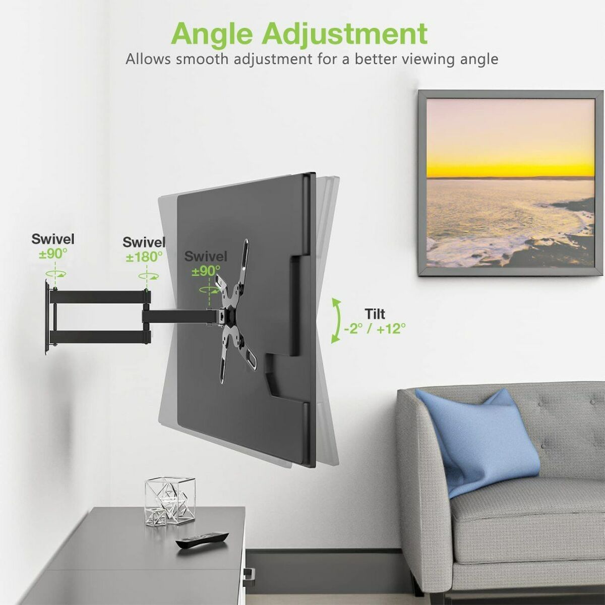 Wall Bracket Techly ICA-PLB 136M 55" 23"