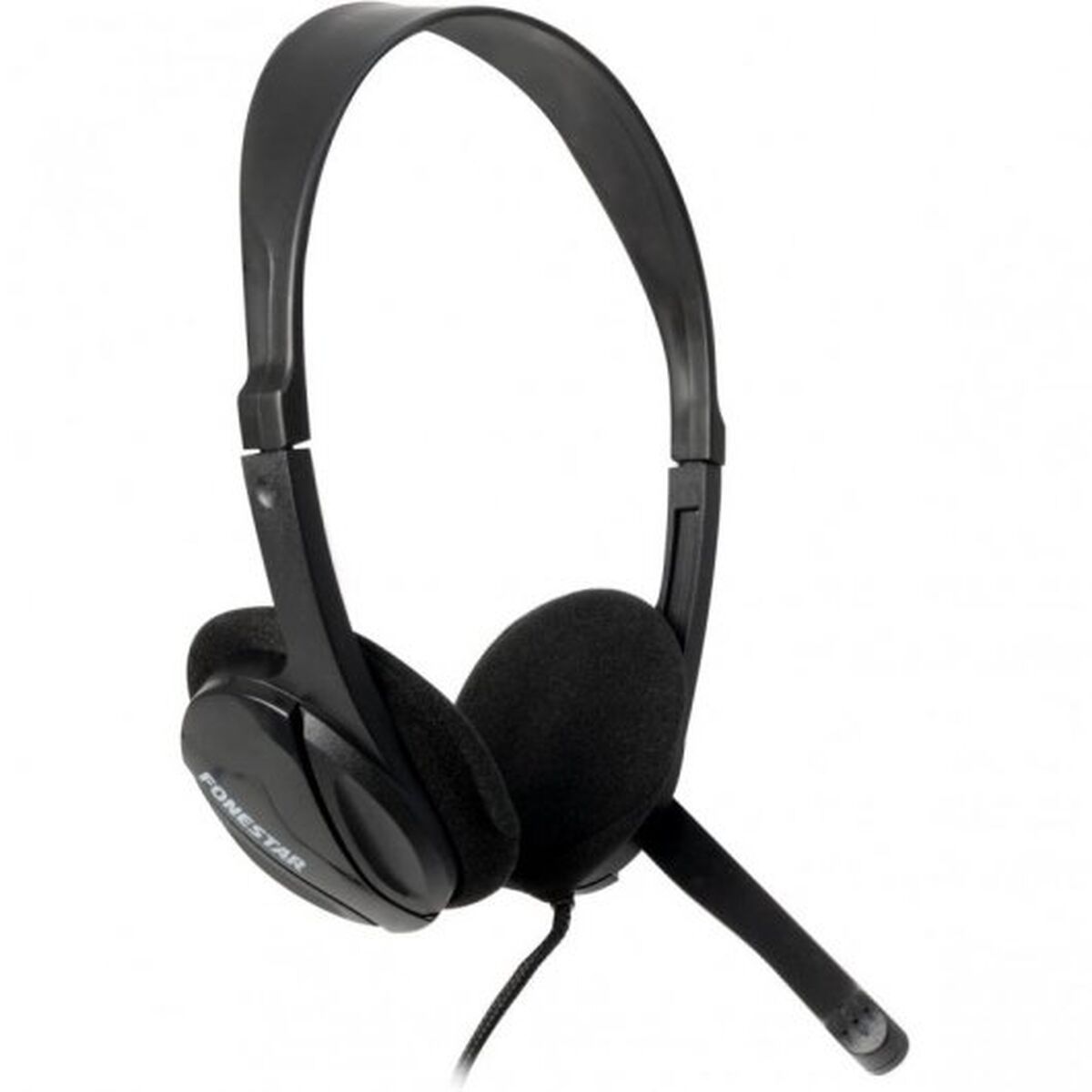 Headphones with Headband FONESTAR HOME-35 Black