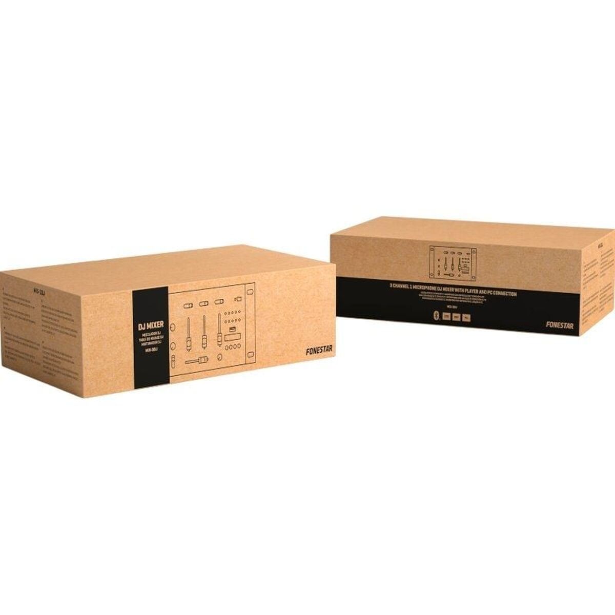 DJ table FONESTAR MIX-3DJ