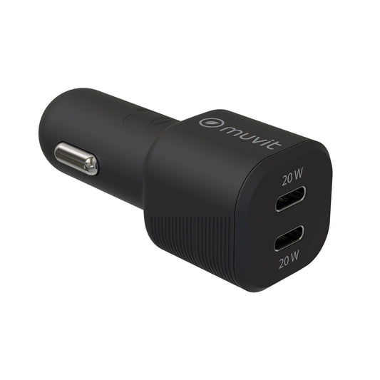 Car Charger Muvit for Change Black