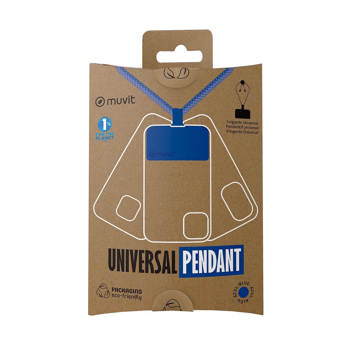 Mobile Phone Lanyard Muvit Blue