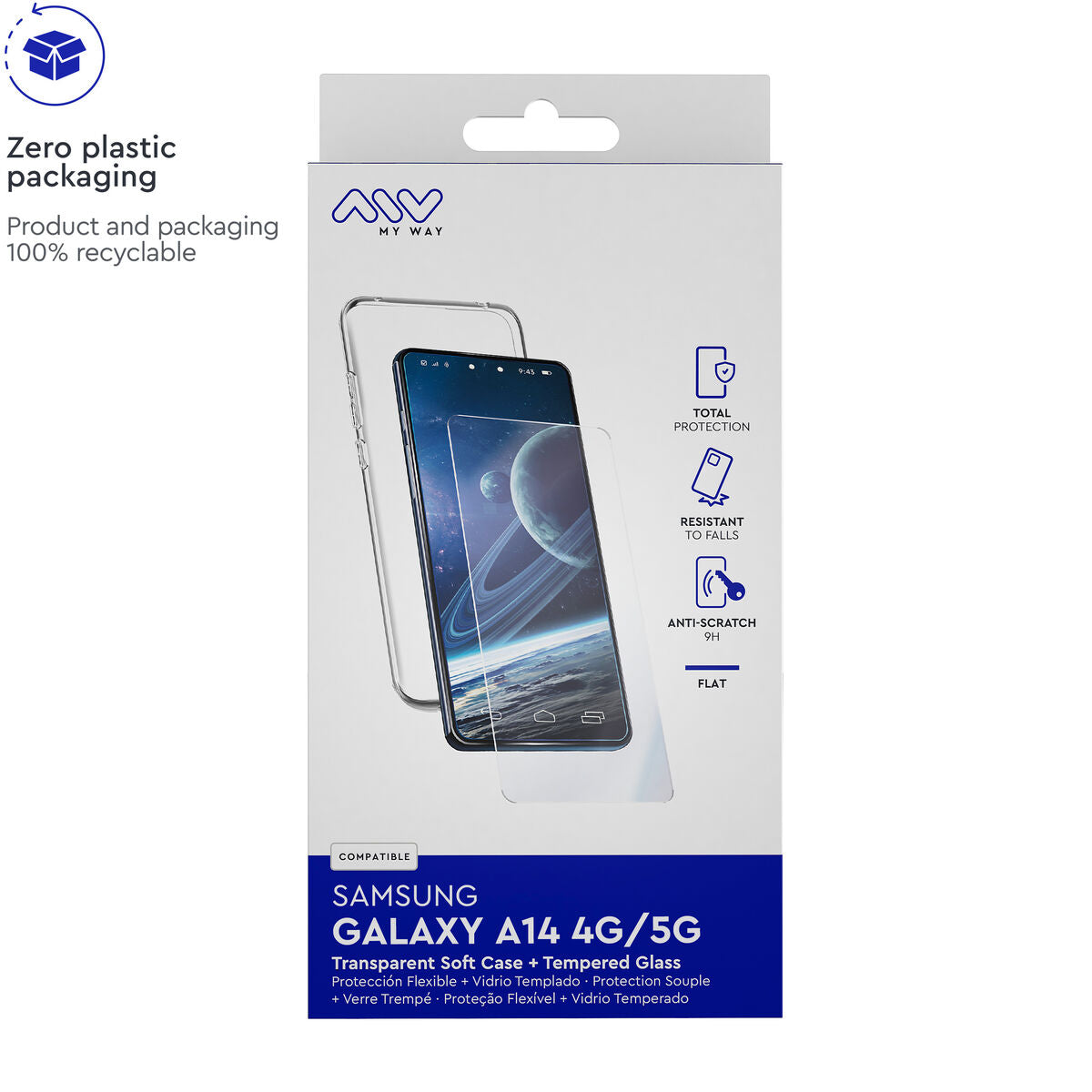 Mobile Case and Protector Myway Galaxy A14 4G/5G Samsung Galaxy A14 5G