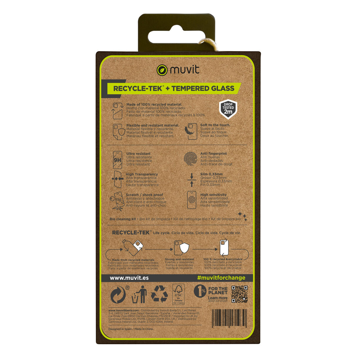 Mobile Case and Protector Muvit for Change iPhone 15 Pro Max