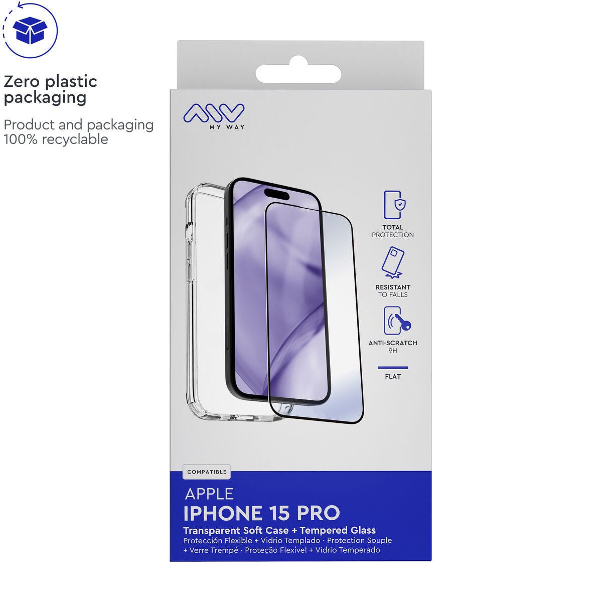 Mobile Case and Protector Myway iPhone 15 Pro