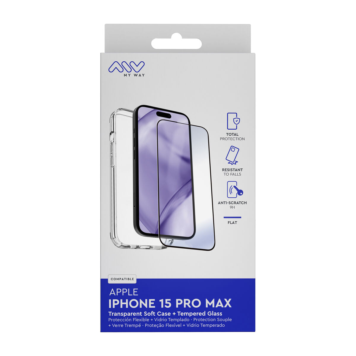 Mobile Case and Protector Myway iPhone 15 Pro Max
