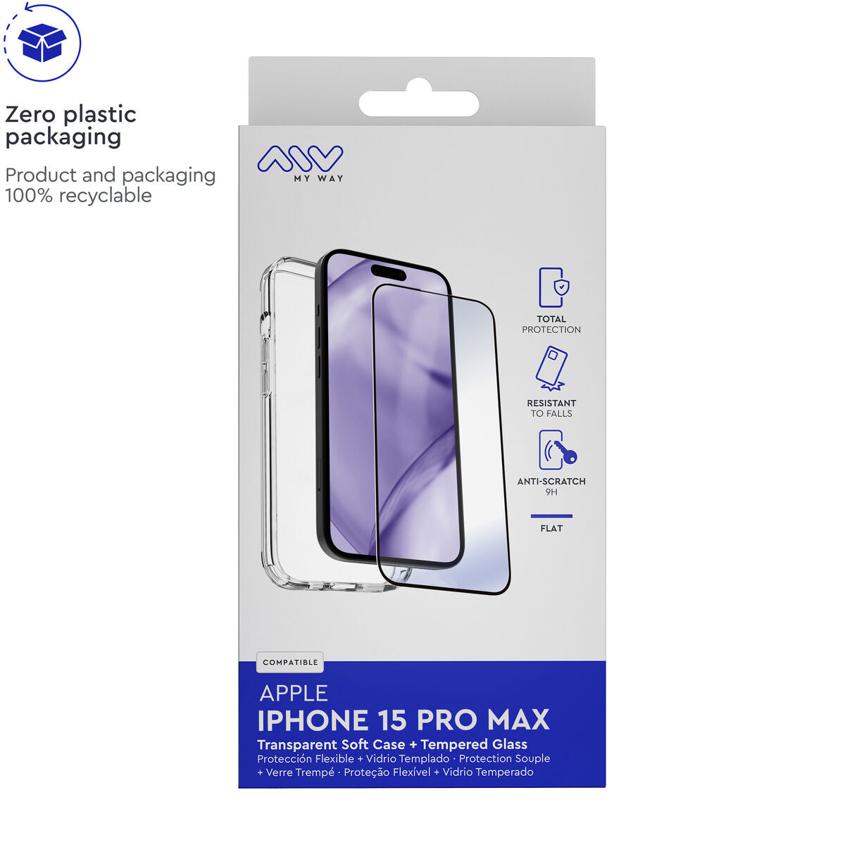 Mobile Case and Protector Myway iPhone 15 Pro Max