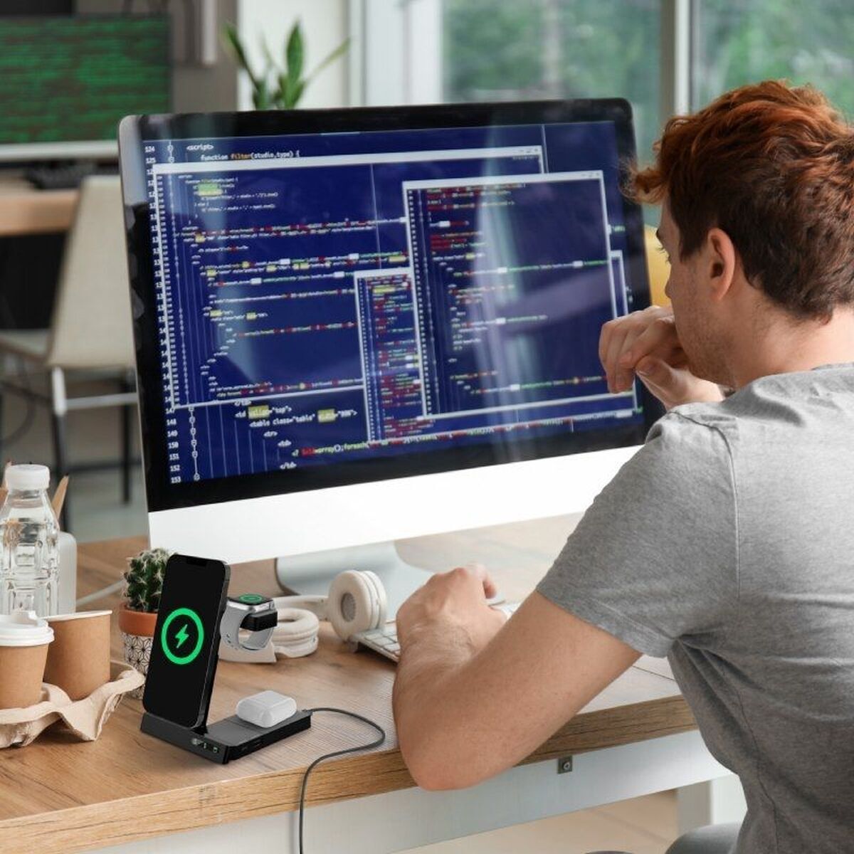 Cordless Charger Muvit W152-R Black