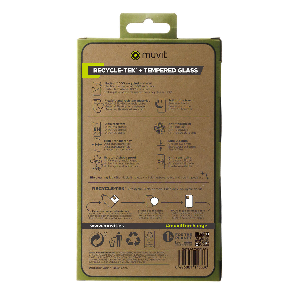 Mobile Case and Protector Muvit for Change Galaxy A15 5G Samsung Galaxy A14 5G