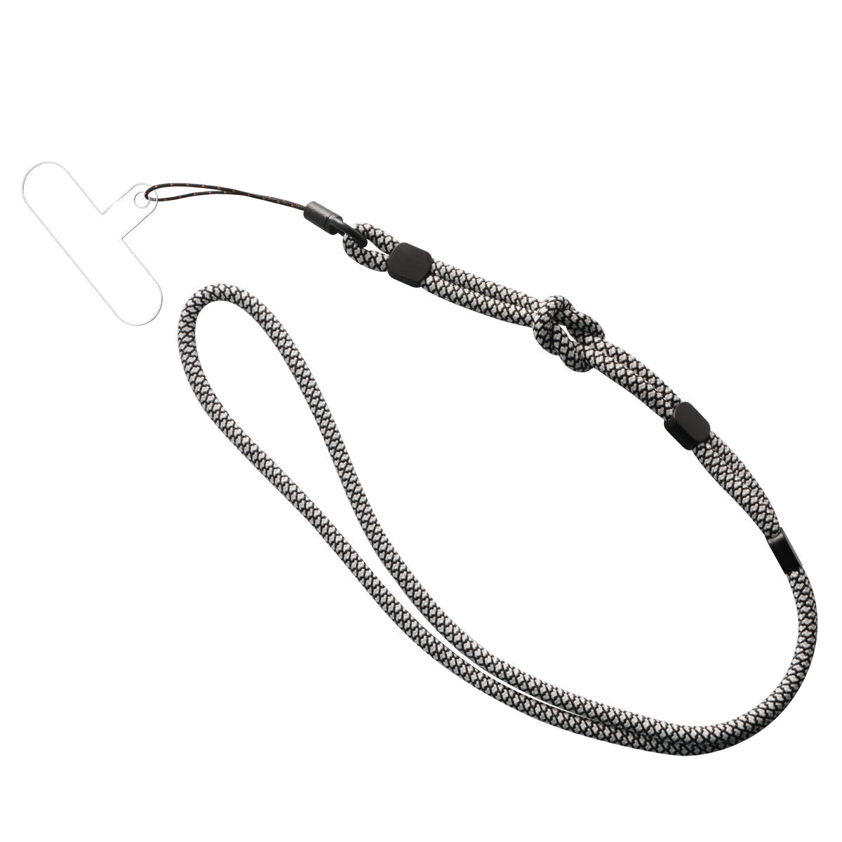 Mobile Phone Lanyard Muvit for Change Black White