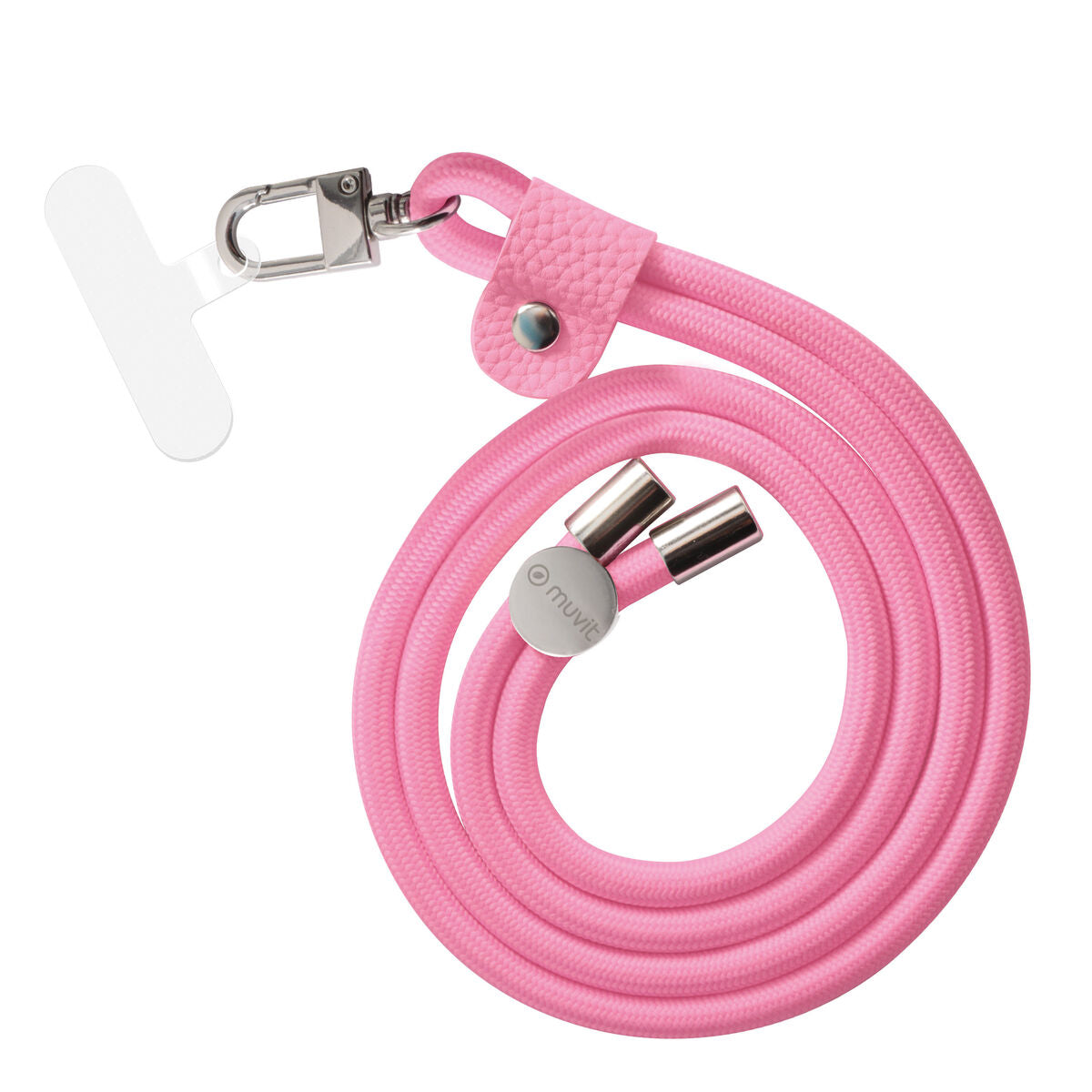 Mobile Phone Lanyard Muvit for Change Pink