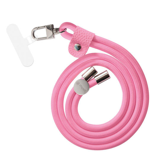 Mobile Phone Lanyard Muvit for Change Pink