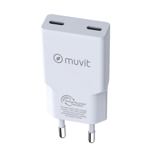 Car Charger Muvit for Change HC-263C White 30 W