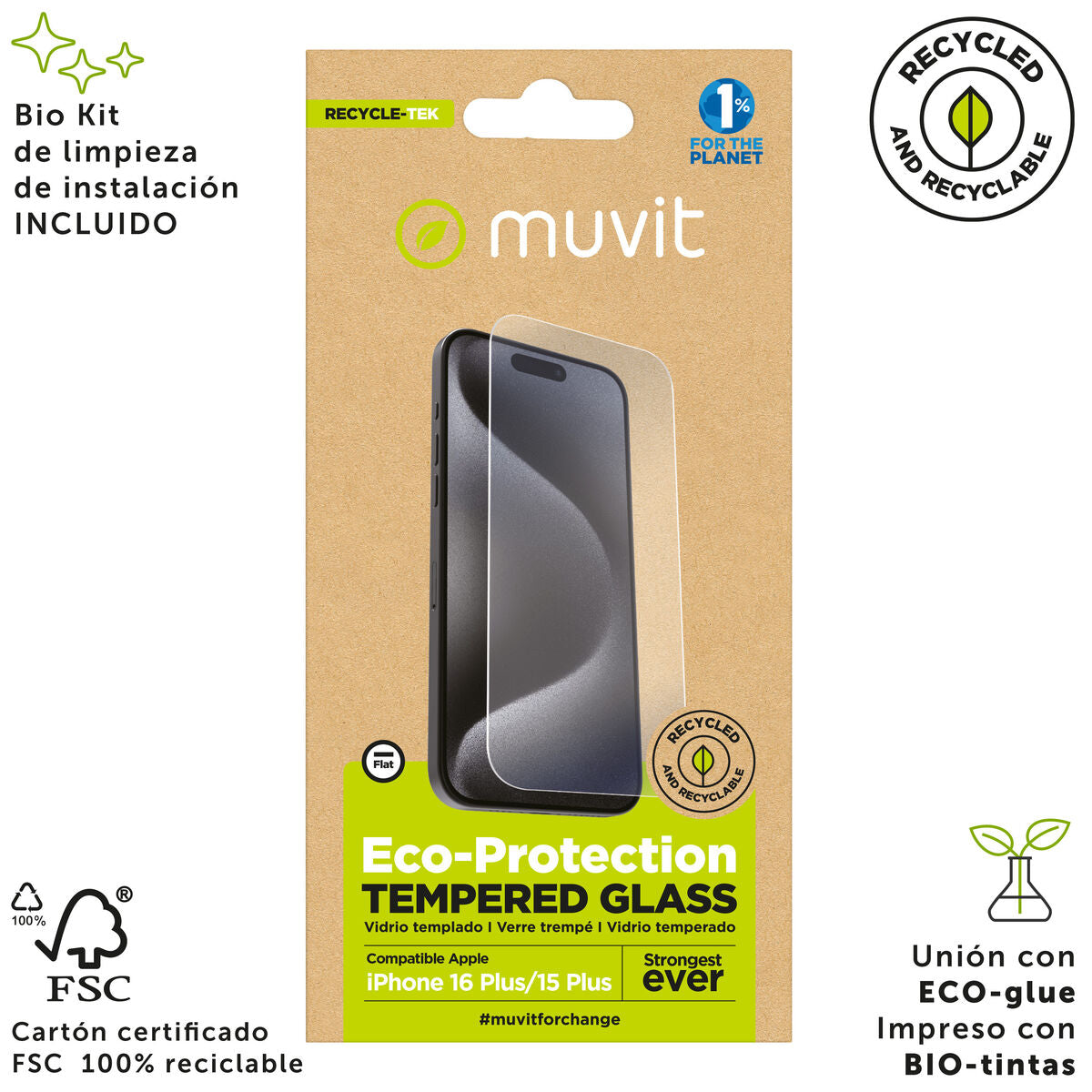 Mobile Screen Protector Muvit for Change