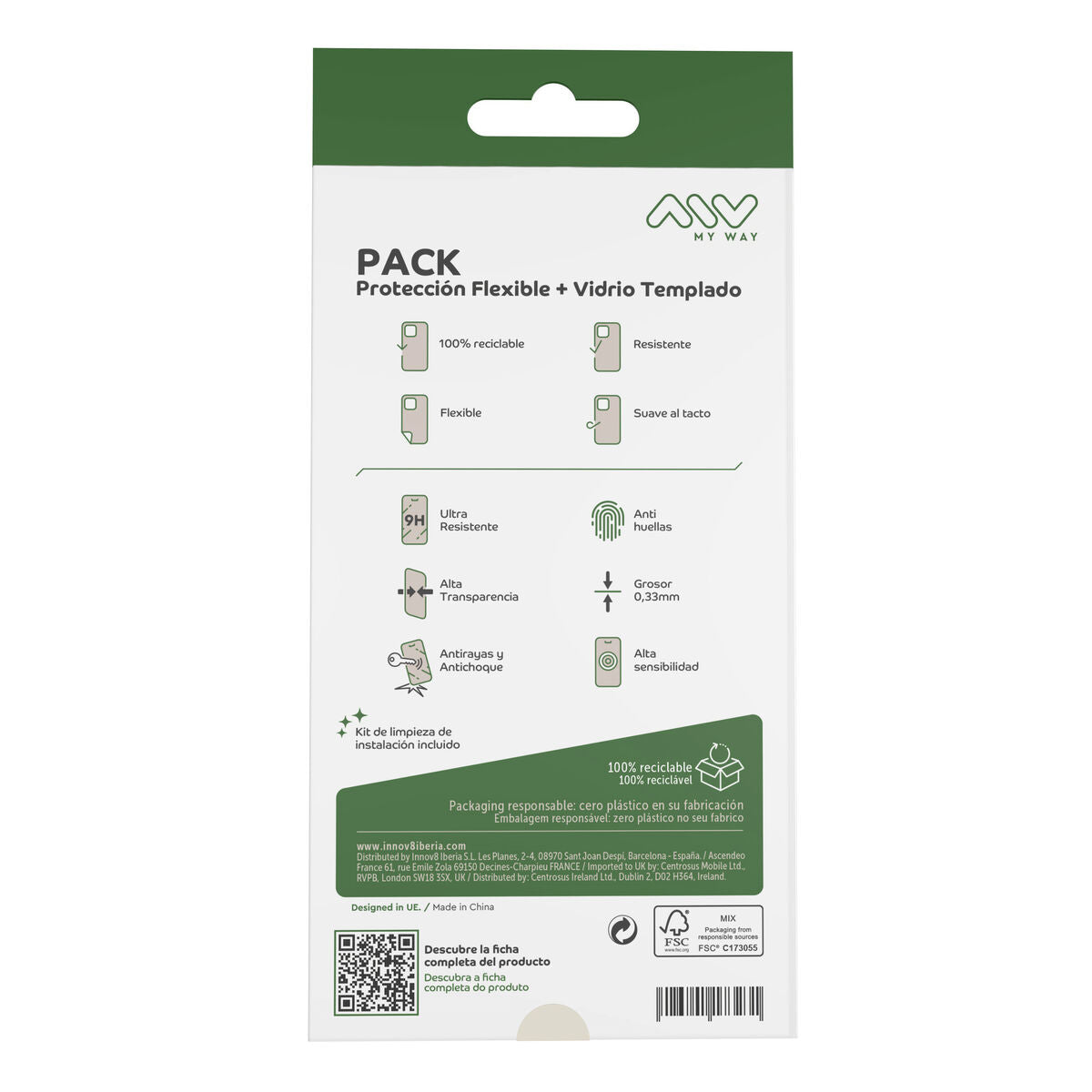 Mobile Case and Protector Myway iPhone 16 Plus