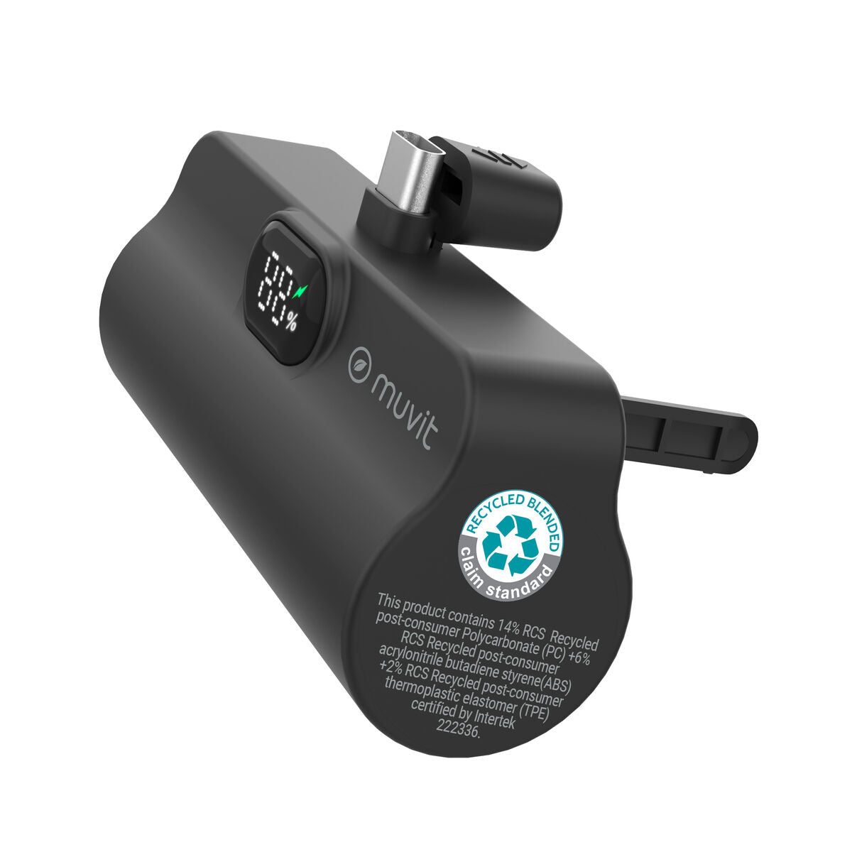 Powerbank Muvit for Change DP53D-R-PD Black 5000 mAh