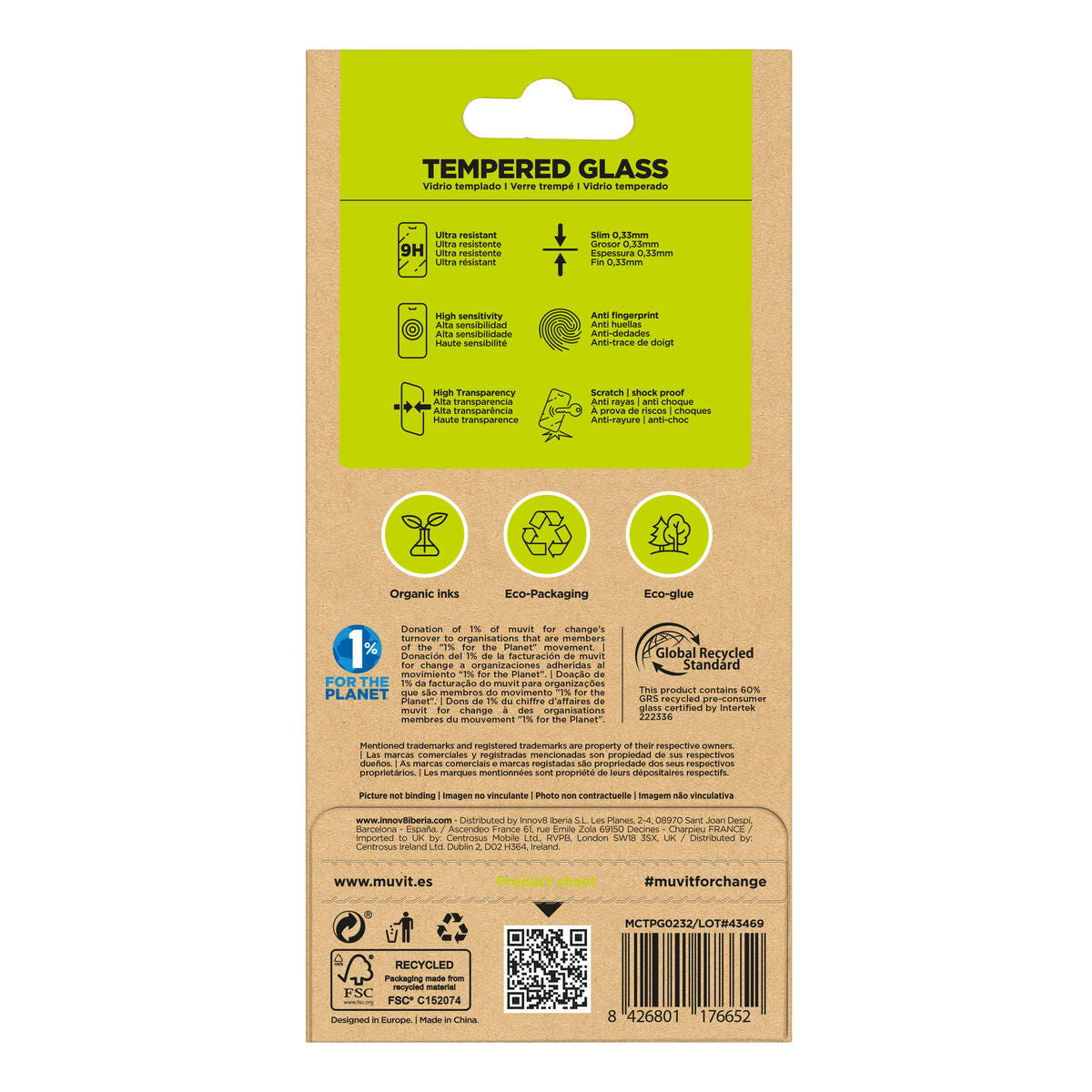 Mobile Screen Protector Muvit for Change Galaxy S25/S24