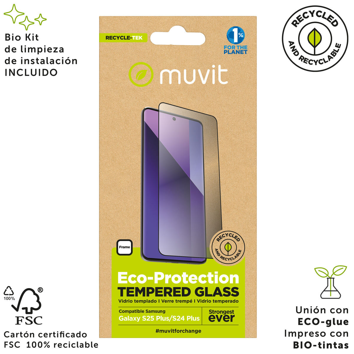 Mobile Screen Protector Muvit for Change Galaxy S25 Plus/S24 Plus