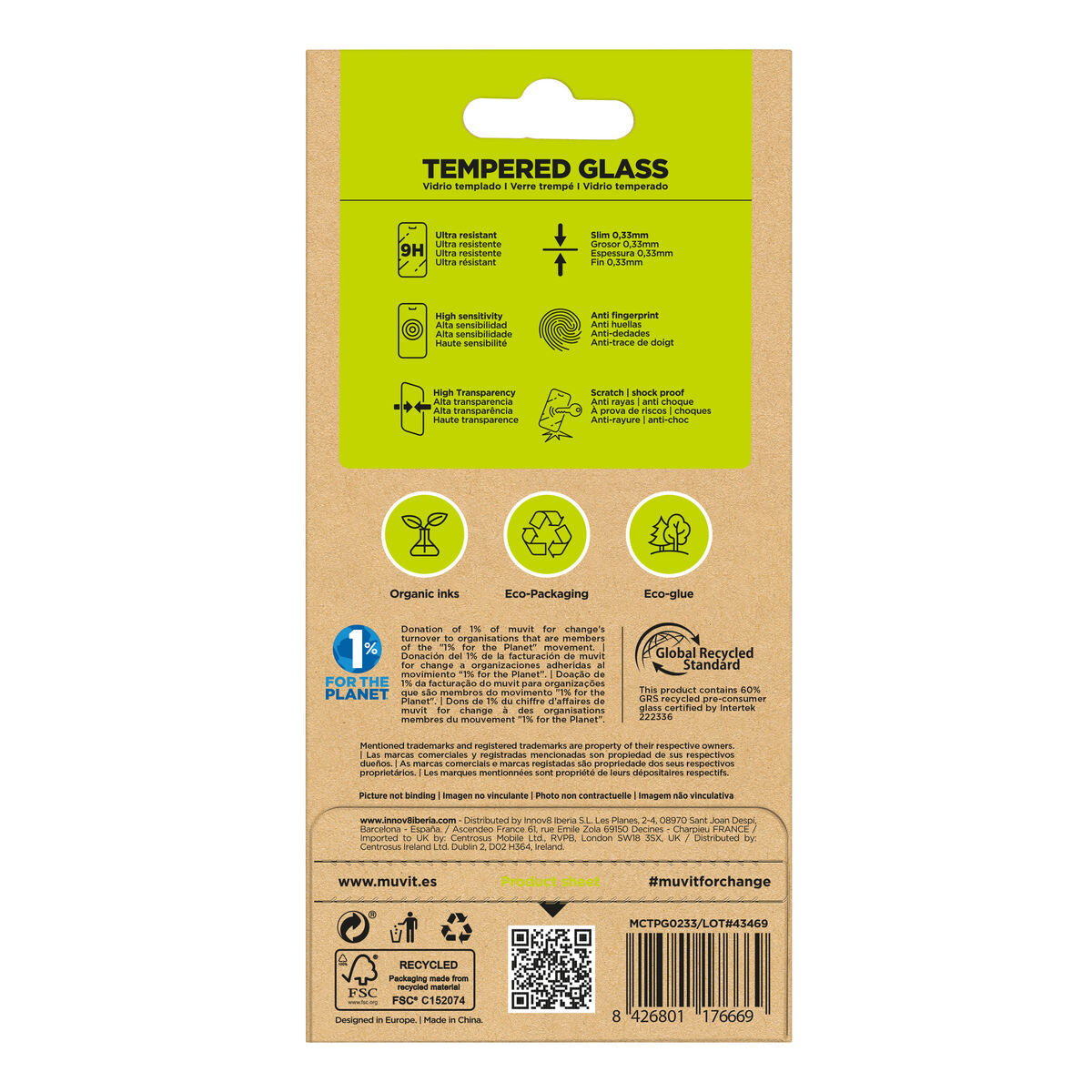 Mobile Screen Protector Muvit for Change Galaxy S25 Plus/S24 Plus