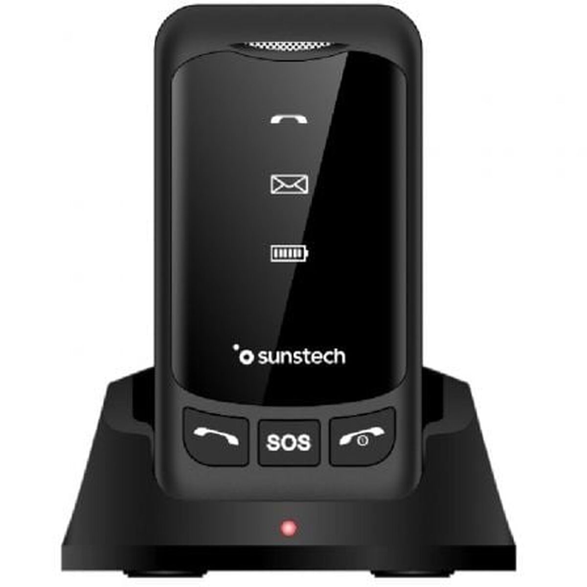 Mobile telephone for older adults Sunstech CELT25BK Black 2,4” QVGA