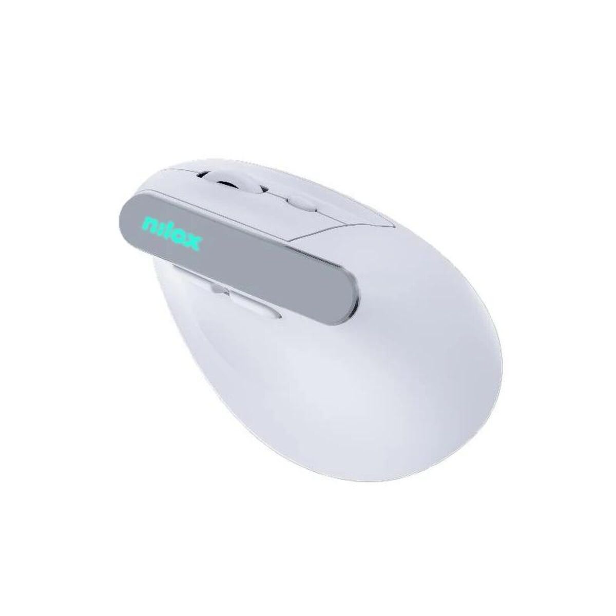 Mouse Nilox Wir Vertical Rec. Silen 1600DPI White 1600 dpi