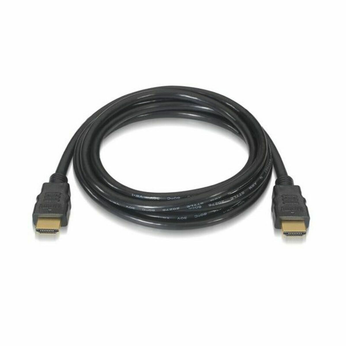 HDMI Cable NANOCABLE HDMI V2.0, 1m Black 1 m