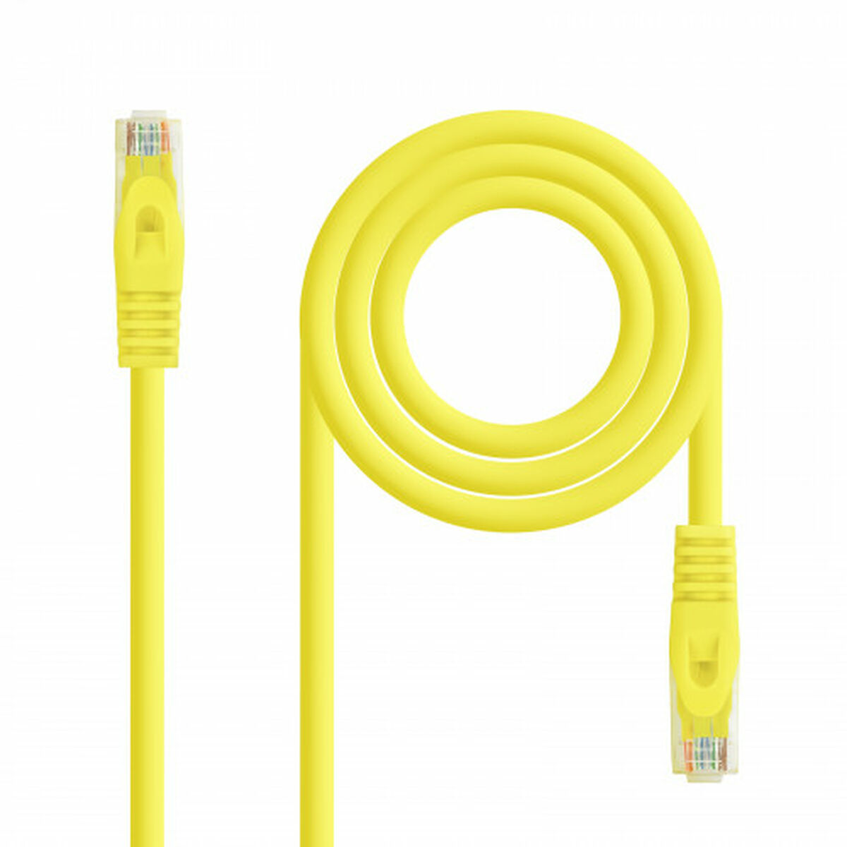 Power Cord NANOCABLE 10.20.1802-Y 2 m Yellow