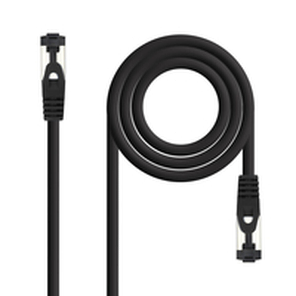 USB Cable NANOCABLE 10.20.2002-BK Black 2 m