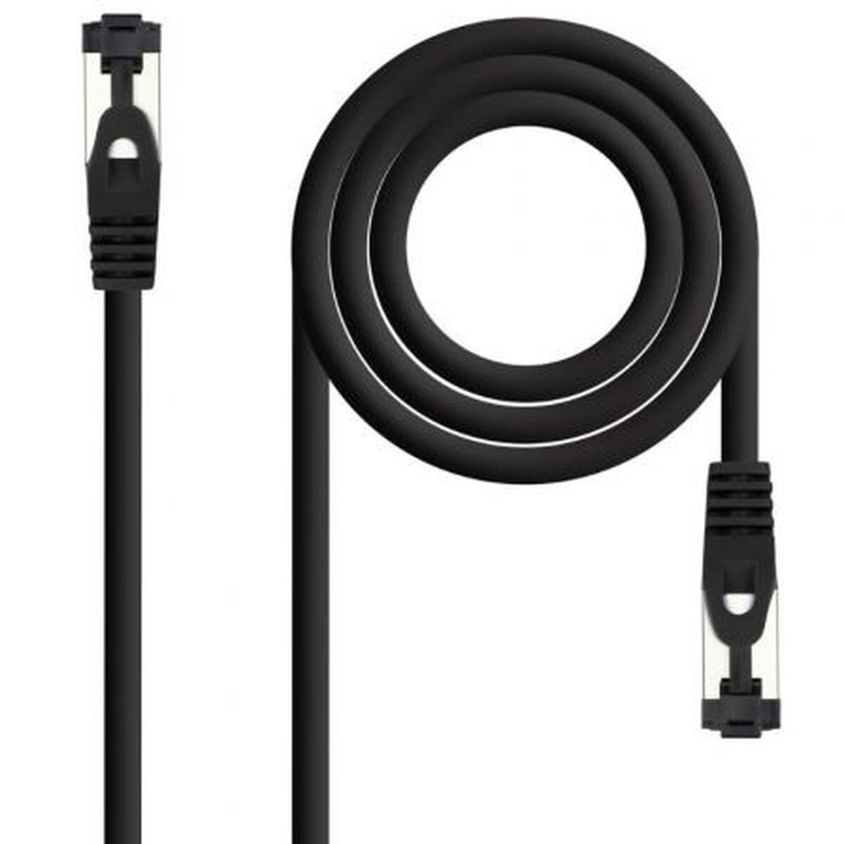USB Cable NANOCABLE 10.20.2002-BK Black 2 m