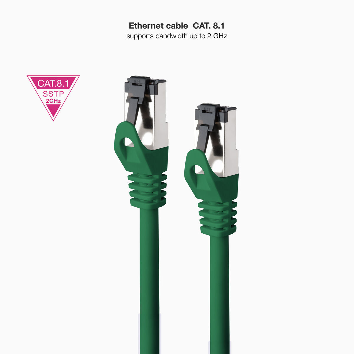 USB Cable NANOCABLE 10.20.2002-GR Green 2 m