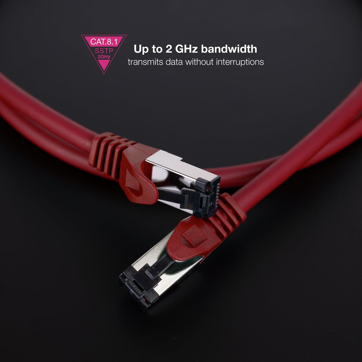 USB Cable NANOCABLE 10.20.2002-R Red 2 m