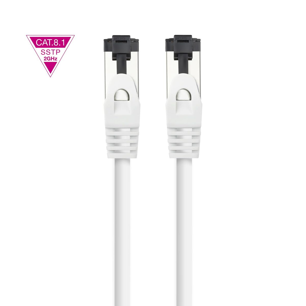 USB Cable NANOCABLE 10.20.2002-W White 2 m