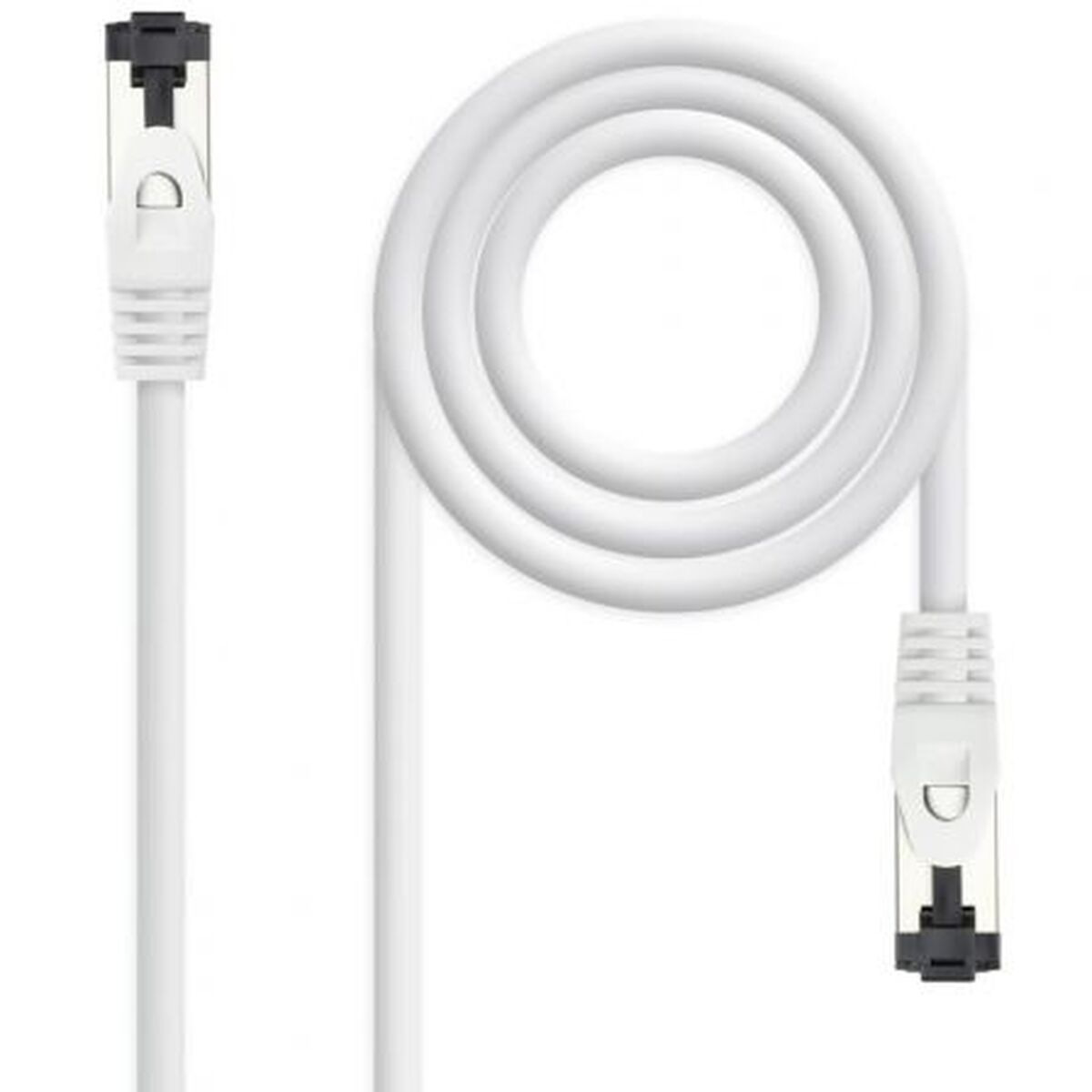 USB Cable NANOCABLE 10.20.2002-W White 2 m