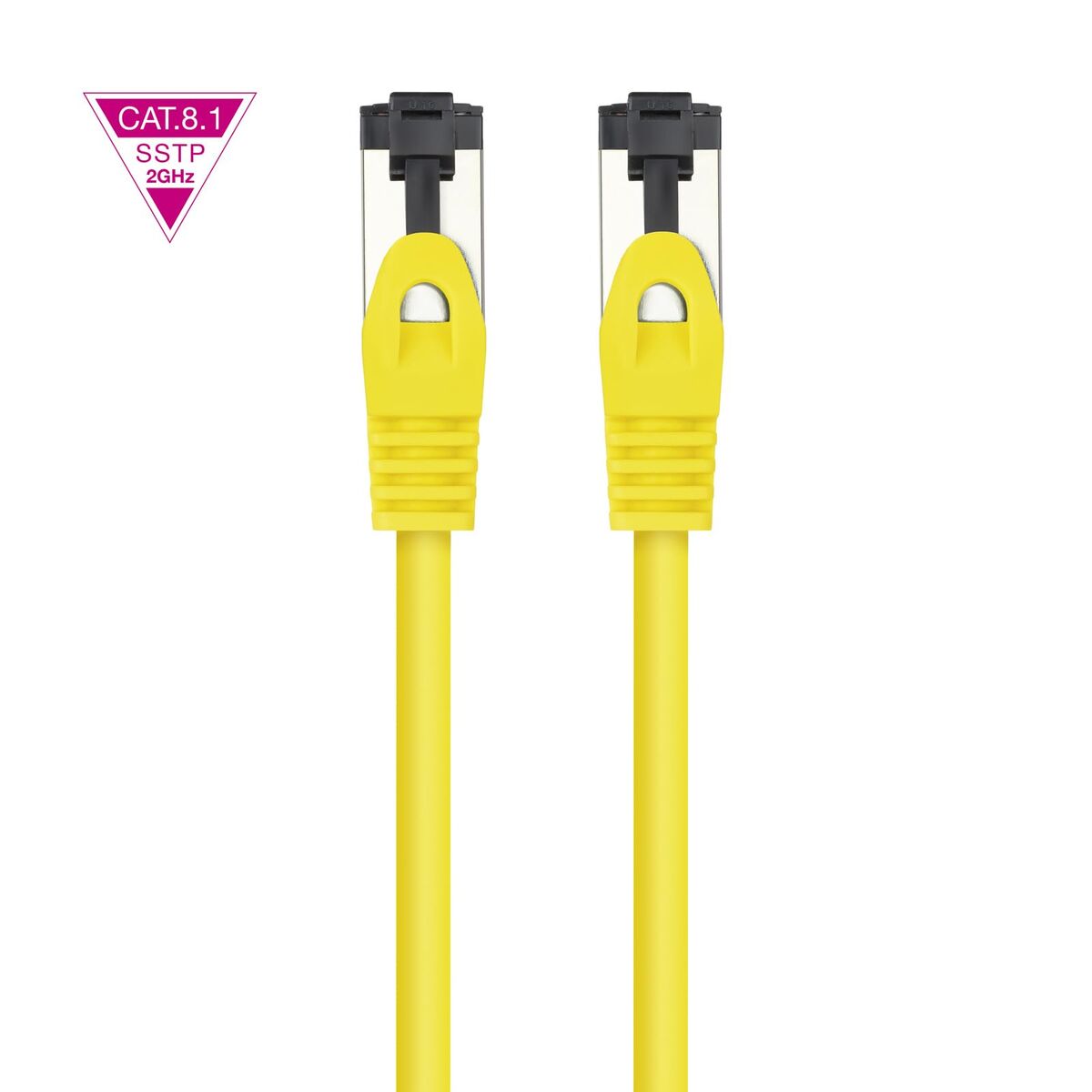 USB Cable NANOCABLE 10.20.2002-Y Yellow 2 m