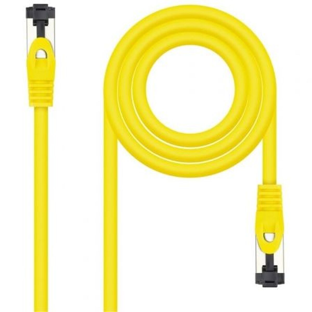 USB Cable NANOCABLE 10.20.2002-Y Yellow 2 m